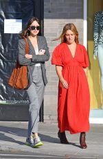 DAKOTA JOHNSON Out for Lunch with a Friend in Los Angeles 10/09/2019