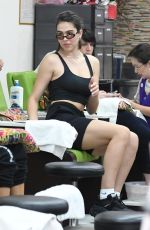 DELILAH and AMELIA HAMLIN at a Nail Salon in Los Angeles 10/14/2019