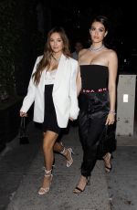 DELILAH and AMELIA HAMLIN at Beauty & Essex in Hollywood 10/18/2019