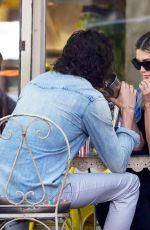 DELTA GOODREM and Matthew Copley Out for Breakfast in Sydney 10/17/2019