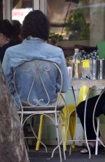 DELTA GOODREM and Matthew Copley Out for Breakfast in Sydney 10/17/2019