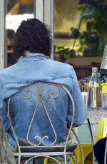DELTA GOODREM and Matthew Copley Out for Breakfast in Sydney 10/17/2019