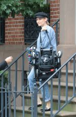 DIANE KRUGER Leaves Her Home in New York 10/06/2019