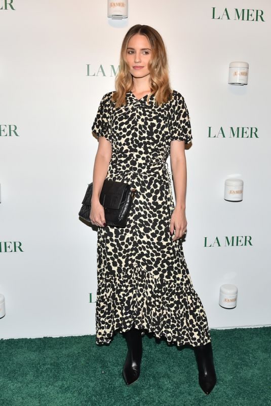 DIANNA AGRON at La Mer by Sorrenti Campaign Launch in New York 10/03/2019
