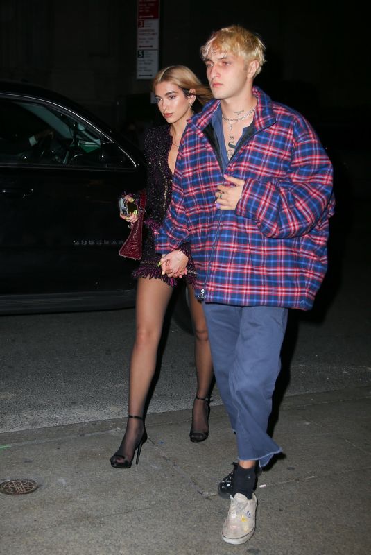 DUA LIPA and Anwar Hadid Night Out in New York 10/10/2019
