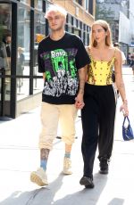 DUA LIPA and Anwar Hadid Out in New York 10/02/2019