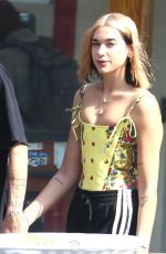 DUA LIPA and Anwar Hadid Out in New York 10/02/2019