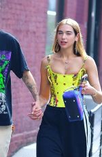 DUA LIPA and Anwar Hadid Out in New York 10/02/2019