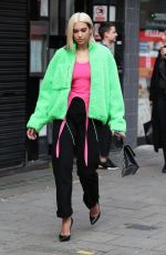 DUA LIPA Leaves Capital Breakfast Radio in London 10/29/2019