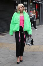 DUA LIPA Leaves Capital Breakfast Radio in London 10/29/2019
