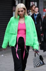 DUA LIPA Leaves Capital Breakfast Radio in London 10/29/2019