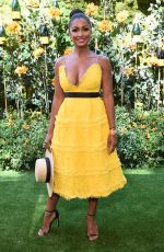 EBONI WILLIAMS at Veuve Clicquot Polo Classic at Will Rogers State Park in Los Angeles 10/05/2019