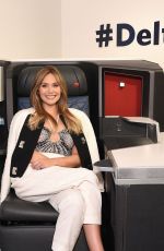 ELIZABETH OLSEN at American Express and Delta Air Lines #deltaamex Card Relaunch in New York 10/02/2019