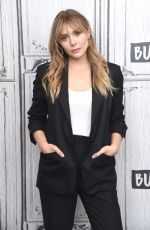ELIZABETH OLSEN at Build Series in New York 10/08/2019