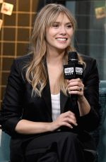 ELIZABETH OLSEN at Build Series in New York 10/08/2019