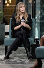 ELIZABETH OLSEN at Build Series in New York 10/08/2019