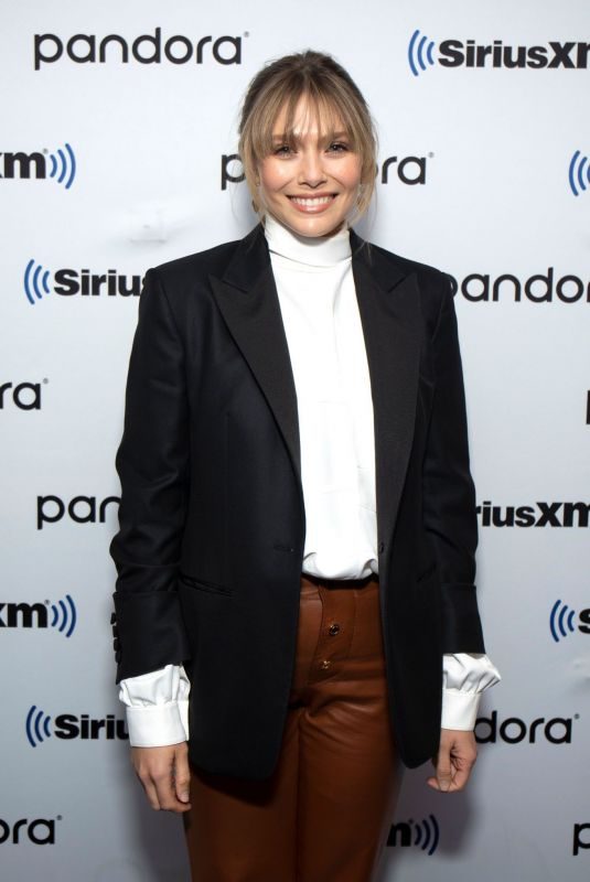 ELIZABETH OLSEN at SiriusXM in New York 10/08/2019