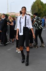 ELLA BALINSKA at Prada Fashion Show in Milan 09/18/2019