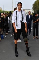 ELLA BALINSKA at Prada Fashion Show in Milan 09/18/2019
