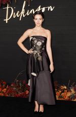 ELLA HUNT at Dickinson Premiere in New York 10/17/2019