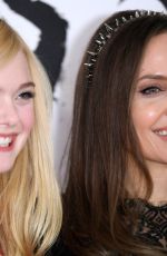ELLE FANNING and ANGELINA JOLIE at Maleficent: Mistress of Evil Photocall in London 10/10/2019