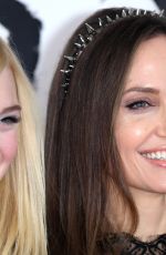 ELLE FANNING and ANGELINA JOLIE at Maleficent: Mistress of Evil Photocall in London 10/10/2019