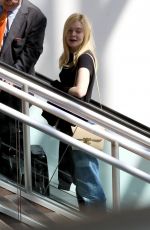 ELLE FANNING at Los Angeles International Airport 10/01/2019