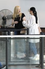 ELLE FANNING at Los Angeles International Airport 10/01/2019