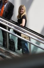 ELLE FANNING at Los Angeles International Airport 10/01/2019