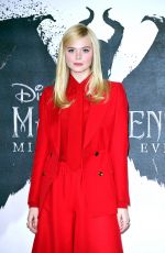 ELLE FANNING at Maleficent: Mistress of Evil Photocall in London 10/10/2019