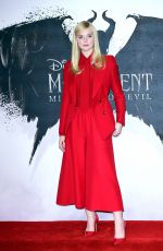 ELLE FANNING at Maleficent: Mistress of Evil Photocall in London 10/10/2019