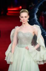 ELLE FANNING at Maleficent: Mistress of Evil Premiere in London 10/09/2019