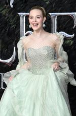 ELLE FANNING at Maleficent: Mistress of Evil Premiere in London 10/09/2019