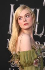 ELLE FANNING at Maleficent: Mistress of Evil Premiere in Los Angeles 09/30/2019