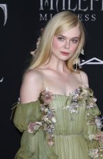 ELLE FANNING at Maleficent: Mistress of Evil Premiere in Los Angeles 09/30/2019