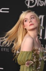 ELLE FANNING at Maleficent: Mistress of Evil Premiere in Los Angeles 09/30/2019