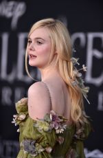 ELLE FANNING at Maleficent: Mistress of Evil Premiere in Los Angeles 09/30/2019