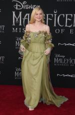 ELLE FANNING at Maleficent: Mistress of Evil Premiere in Los Angeles 09/30/2019