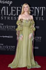 ELLE FANNING at Maleficent: Mistress of Evil Premiere in Los Angeles 09/30/2019