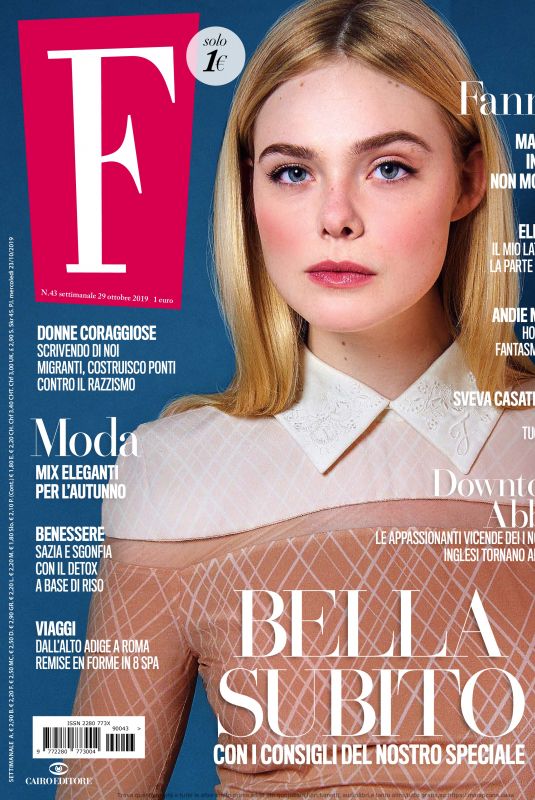 ELLE FANNING in F Magazine, October 2019