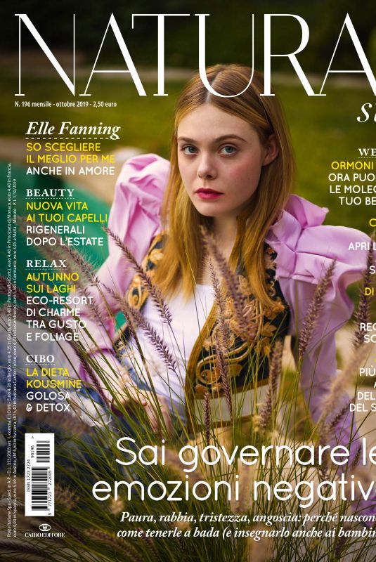 ELLE FANNING in Natural Style Magazine, Italy October 2019