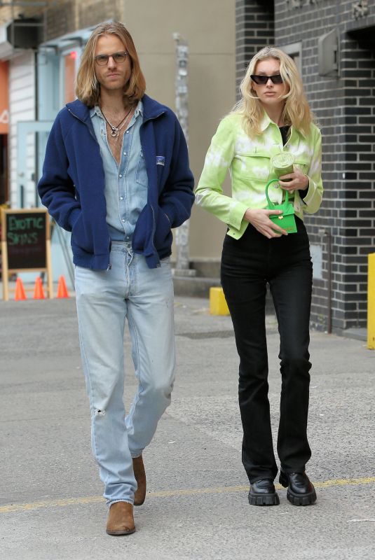 ELSA HOSK and Tom Daly Out for Lunch in New York 10/26/2019