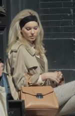 ELSA HOSK on the Set of a Photoshoot in New York 10/05/2019