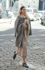 ELSA HOSK on the Set of a Photoshoot in New York 10/05/2019