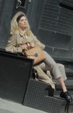 ELSA HOSK on the Set of a Photoshoot in New York 10/05/2019
