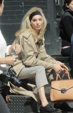 ELSA HOSK on the Set of a Photoshoot in New York 10/05/2019