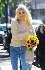 ELSA HOSK on the Set of a Photoshoot in New York 10/05/2019