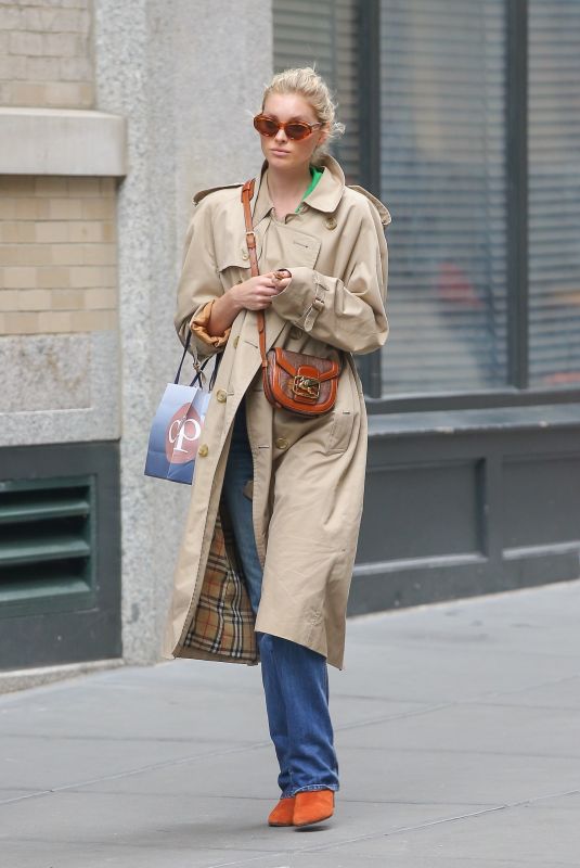 ELSA HOSK Out and About in New York 10/08/2019