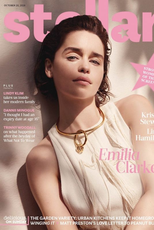 EMILIA CLARKE  and KRISTEN STEWART in Stellar Magazine, October 2019