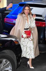 EMILIA CLARKE Arrives at Good Morning America in New York 10/30/2019